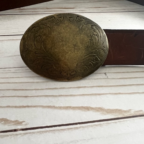 Vintage Genuine Leather Belt - Picture 5 of 5